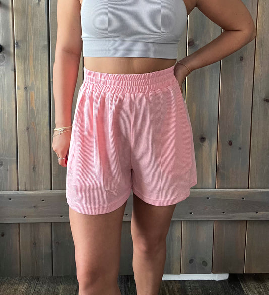 Bubblegum Waffle Shorts