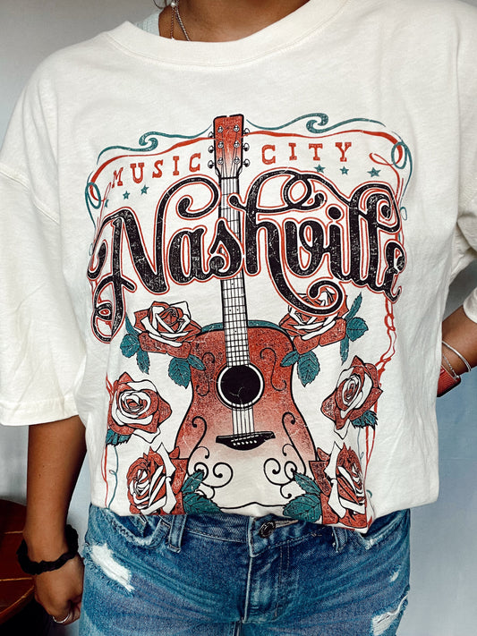 NashVegas Oversized Graphic Tee