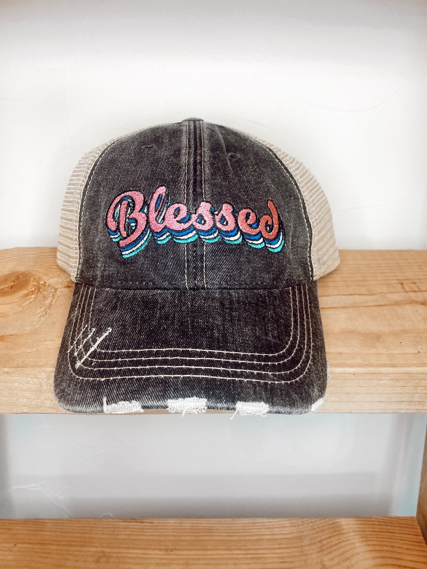 Blessed Distressed Hat