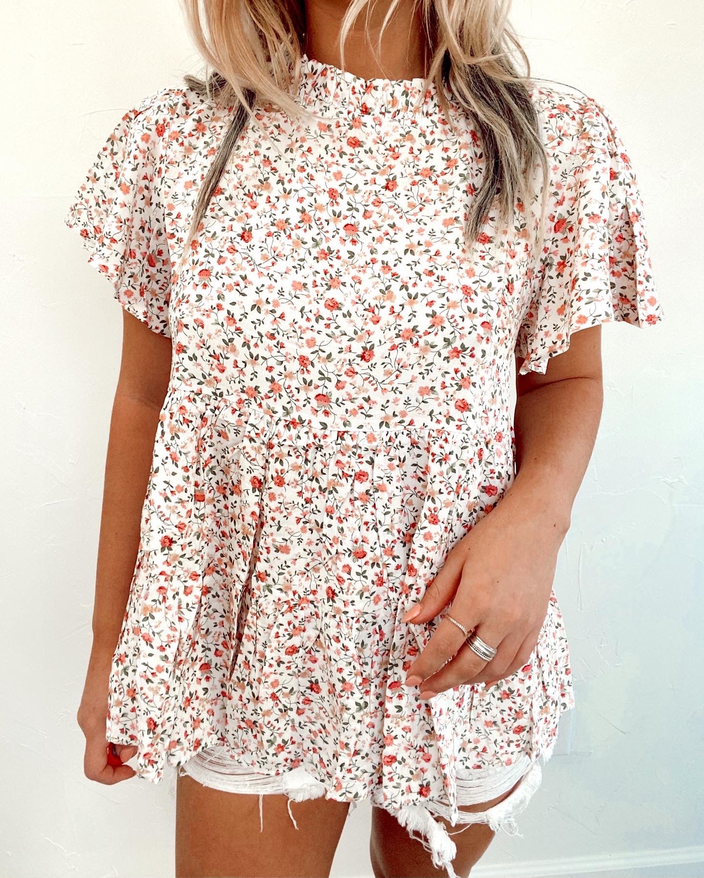 Floral Babydoll Top