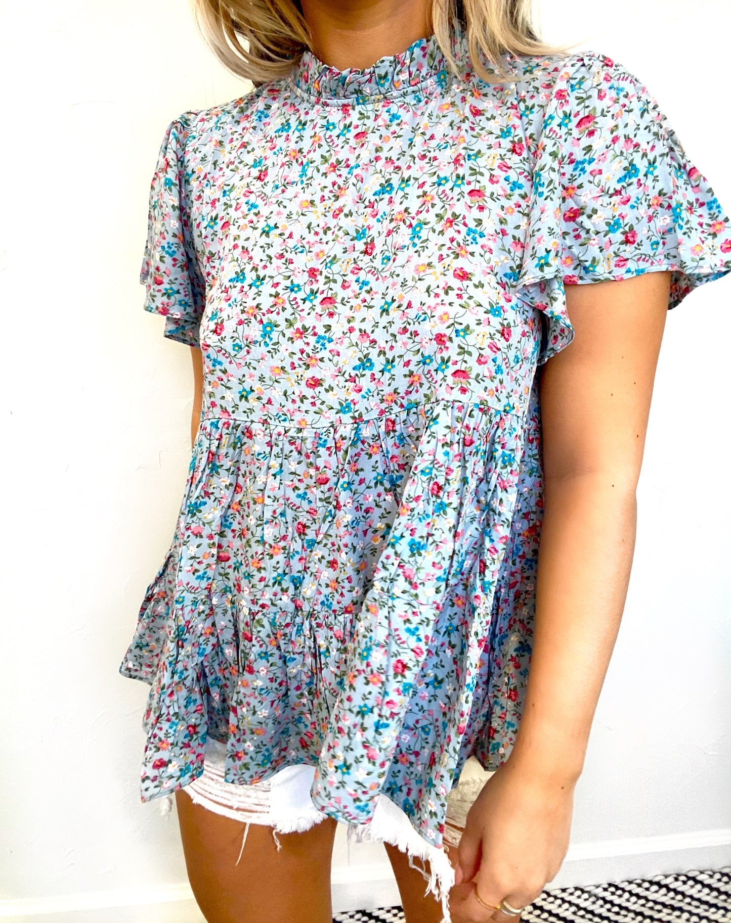 Floral Babydoll Top